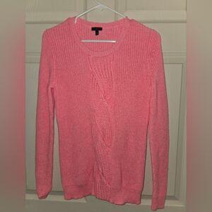 Women's Talbots Pink Cable Knit Sweater Size S
